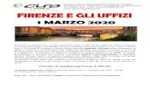 FIRENZE E GLI UFFIZI 1 MARZO 2020 - Microsoft€¦ · Microsoft Word - FIRENZE E GLI UFFIZI 1 MARZO 2020 Author: Francesco Created Date: 11/19/2019 4:25:48 PM ...