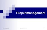 Projektmanagement - Projektlabor Forumservice.projektlabor.tu-berlin.de/projekte/tele... · Projektmanagement erhöht die Wahrscheinlichkeit, dass ein Projekt zum Erfolg wird. Stand