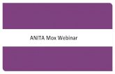 ANITA Mox Webinar · AQUAVISTA™ Plant para ANITA™Mox 51 Anammox Carga Ajuste de caudal influente en base a: - NH4,entrada - NH4,salida - Nivel de la balsa de homog. - (NO2) =>