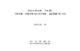 2010년 기준 국내 바이오산업 실태조사 보고서(배포용) - KIET · 2012-06-21 · 2010년 기준 국내 바이오산업 실태조사 2012. 3 지 식 경 제 부 한국바이오협회