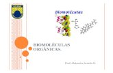 biomoléculas 3 [Modo de compatibilidad] · BIOMOLÉCULAS 1.-Biomoléculas inorgánicas a) Agua 2.-Biomoléculas orgánicas a) Glúcidos Moléculas constituyentes de los seres vivos