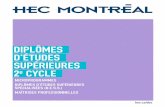 DIPLÔMES D’ÉTUDES SUPÉRIEURES CYCLE - HEC Montréal · de santé et des services sociaux Pour piloter des dossiers d’amélioration des processus et de la performance sous une