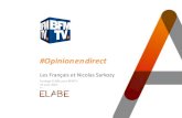 #Opinionendirect · Les Français et Nicolas Sarkozy #Opinion. en. direct Etude ELABE réalisée pour BFM TV. La notice de ce sondage peut être consultée sur le site internet de