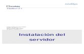 Ik21003ESP-Instalación del servidor-v1.1...Ik21003ESP Instalación del servidor v1.1 3 Introducción Este manual explica el proceso de instalación de Intellikon 2.1. Es recomendable