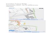 Frontière Franco-Belge Novembre 2014 : les 53 différences ... · Couches Longitude Longitude Uignie - Ostergnies le Nbisiei/ uuGs 84 Ion 4131396 Latitude . 3g24002 Latitude . gitude-lat