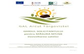 GHIDUL SOLICITANTULUI pentru MĂSURA M7/6B Dezvoltarea … · Agricol pentru Dezvoltare Rurală (FEADR) implementat prin Programul Naţional de Dezvoltare Rurală (PNDR) 2014‐2020,