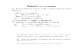 Relative pronouns - University of CagliariVi sono due tipi di proposizioni relative: A) Defining relative clauses, (determinative): sono quelle che forniscono informazioni essenziali
