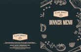1- Dinner Menu - East West Brewing · 2020-01-06 · Cà rốt, cần tây, tôm sú, mực, đậu phộng, rau củ ngâm dấm, tôm khô SEAFOOD FRIED RICE CƠM CHIÊN HẢI SẢN