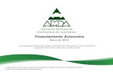 Financiamiento Automotriz - AMDA · Comercialización de vehículos ligeros de 2006 a 2016 Comercialización 2016 vs. 2012: 37.7% Comercialización 2016 vs. 2011: 74.1% Comercialización