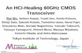 An HCI-Healing 60GHz CMOS Transceiver · 2015-03-08 · 19.5: An HCI-Healing 60-GHz CMOS Transceiver © 2015 IEEE International Solid-State Circuits Conference 2 of 30 Freq 57 58