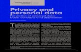 Internet Sectoral Overview Privacy and personal data · de um novo direito fundamental ... Internet Sectoral Overview Number 2 June, 2019 Year 11. 2 ... 2016; Bioni, 2014) and from