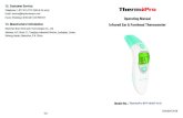 ThermoPro EFT-161(IT-121)€¦ · Official ThermoPro EFT-161(IT-121) instruction manual, show you how to use ThermoPro TP 121 digital medical infrared baby thermometer forehead and