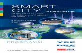 SMART CITY SYMPOSIUM - VDE e.V.conference.vde.com/scs/Documents/160728_smart city... · sungen und Modelle der „smarten“ Stadt vor. Vertiefen-de Workshops und Keynotes zu Mobilität,
