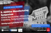 Start · 10:00 –10:05 Begrüßung und Einführung Rainer Gebhardt, Projektleiter Additive Manufacturing, AG Additive Manufacturing im VDMA Session 1 : Metalldruck 10:05 –10:25
