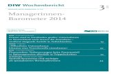 Managerinnen- Barometer 2014 - DIW · 2020-06-13 · MANAGERINNEN-BAROMETER: UNTERNEHMEN 20 DIW Wochenbericht Nr. 3.2014 dass in Deutschland aufgrund der Mitbestimmungs-rechte in