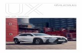 Lexus UX Preisliste...1 Erster Wert für UX 250h mit Frontantrieb (FWD). Zweiter Wert in Klammern für UX 250h mit E-FOUR Antrieb. Zweiter Wert in Klammern für UX 250h mit E-FOUR