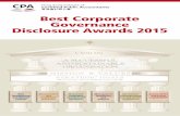 1072 BCGD2015 Cover output.pdf 1 6/17/15 6:24 PM · 2015最佳企業管治資料披露大獎 Best Corporate Governance Disclosure Awards Objectives Promote awareness of corporate
