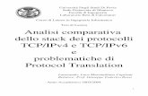 Analisi comparativa dello stack dei protocolli TCP/IPv4 e TCP…netlab-mn.unipv.it/thesis/BSc/Capisani_Thesis.pdf · 2012-10-19 · pari di TCP, esiste un'altro protocollo denominato