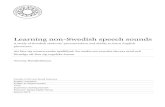 Learning non-Swedish speech sounds - DiVA portal703431/FULLTEXT01.pdf · Title: Learning non-Swedish speech sounds: A study of Swedish students’ pronunciation and ability to learn