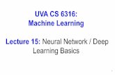 Lecture 15: Learning Basics Neural Network / Deep Machine Learning …€¦ · Machine Learning Lecture 15: Neural Network / Deep Learning Basics. 3. ewx+b 1 + e wx+b Logistic Regression