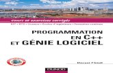 Programmation en C++ et génie logiciel · EN C++ ET GÉNIE LOGICIEL. Génie logiciel DavidGustafson 208pages Schaum’s,EdiScience,2003 Structures de données avancées avec la STL