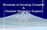 Renewal of Housing Complex Disaster Recovery …Urban Renewal Rental Housing Disaster Restoration Toyosu 2Chome New Town Kohoku New Town（Kanagawa） Oshima 6 Chome Danchi（Tokyo）