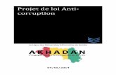 Projet de loi Anti-corruption - Overblogdata.over-blog-kiwi.com/0/99/49/31/20150608/ob_0abbe6_projet-loi-anti-corruption-v3.pdfprésent « PROJET DE LOI ANTI-CORRUPTION » qui se subdivise