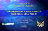 Nucleotides and Nucleic Acids-III · 2018-02-07 · Nucleotides and Nucleic Acids-III (뉴클레오타이드, 핵산-3) Soonchunhyang University Department of Chemical Engineering
