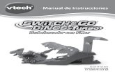 Manual de instrucciones - VTech España · Cómo cargar y lanzar el juguete CÓMO CARGAR Y LANZAR EL JUGUETE 1. Poner el juguete en el lanzador Abre la boca del lanzador y coloca