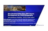 One Hundred Watt Class EUV Source Development for HVM … · 2017-02-15 · Development for HVM Lithography Hakaru Mizoguchi, Hiroaki Nakarai, Tamotsu Abe, Takeshi Ohta, ... • Higher