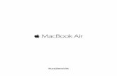 MacBook Air Kurzübersicht · 2020-06-19 · Willkommen bei Ihrem MacBook Air. Los geht’s! Drücken Sie den Ein-/Ausschalter, um Ihren Mac einzuschalten. Der Systemassistent führt