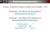 Profesor: dr Mirko R. Kosanović · Standard IEEE 802 (802.3, 802.4, 802.5 i 802.11) I ... ITU-T –International Telecomunication Union ANSI –American National Standards Institute
