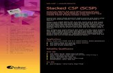 DATA SHEET LAMINATE PRODUCTS Stacked CSP (SCSP)… · 2019-10-22 · Stacked CSP (SCSP) Process Highlights f 다이 수량, 스택 : 최대 24 개의 다이 구성 f 볼 패드 피치