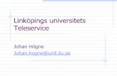 Linköpings universitets Teleservice · 2003-12-04 · Nummer presentation Samtal väntar Parkering, inbrytning, pendling och transport Meddelande väntar indikation Svar i valfri