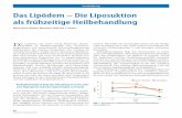 Fortbildung Das Lipödem – Die Liposuktion als frühzeitige … · 2019-03-11 · 3. Herpertz U (2006) Ödeme und Lymphdrainage. Diagnose und Therapie von Ödemkrankheiten, 168–181