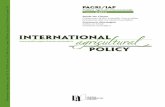 2/2014 pagri / iap Politica Agricola Internazionale Volume · 2016-03-02 · Rivista trimestrale - Poste italiane s.p.a. - Sped. in A.P. - D.L. 353/2003 - (conv. in L. 27-2-2004 n.