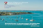 American Language InstituteALI Brochure in Japanese Keywords SDSU, American Language Institute, San Diego, English as a Second Language, Intensive English, University Preparation,