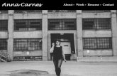 Anna Carnes About Work Resume Contactcarnesan/module06/designdoc.pdf · Anna Carnes About - Work - Resume - Contact ABOUT Lorem ipsum dolor sit amet, consectetur adipiscing elit.