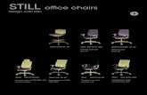 STILL office chairs - Amazon S3 · an optional mesh, fabric or leather headrest. Upholstery options: fabric, leather and fabric/leather headrest. Fabric upholstered chairs are available
