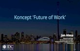 Koncept Future of Work - ISSS · IDC Future of Work Model Future of Work CULTURE FORCE SPACE Talent management, FoW metrics and KBIs, Borderless Culture and Agility, Experience-centricity
