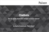 Chatbots - Zurich Behavioral Economics Networkzben.ch/wp-content/uploads/2019/03/Input-Sophie-Hundert...Dialog Flow : missing : missing NLU Intent: book_table