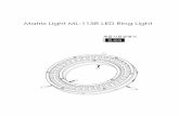 Matrix Light ML-115R LED Ring Light‚¬용자... · 2020-02-28 · ML-115R LED Ring Light는 그간 시장에 선보인 일반적인 Ring Light와는 성능과 기능면에서 확연히