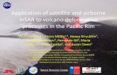 Application of satellite and airborne InSAR to volcano ...seom.esa.int/fringe2015/files/presentation212.pdf · • Geodesy, in particular InSAR, constrain volcano source location,