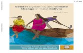 Gender Dynamics and Climate Change in Rural Bolivia · 2017-12-13 · Gender Dynamics and Climate Change in Rural Bolivia. 7. or seek employment as day laborers; women tend to focus