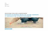 Effektevaluering: Dagplejens rolle for børn i udsatte .../media/faelles/pdf/rapporter...1 BUPL (2012): Daginstitutionernes betydning for de mindste børn – en forskningsopsamling