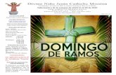 Divino Niño Jesús Catholic Mission · Informativo de la semana de abril 14 al 20 de 2019 4400 ABBOTTS BRIDGE ROAD DULUTH, GA 30097-2110 Teléfono 678-417-7912 ~ Fax 770-623-5821