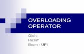 OVERLOADING OPERATOR - Universitas Pendidikan Indonesiafile.upi.edu/.../oop5_OVERLOADING_OPERATOR.pdf · Pengantar Overloading Operator Konsepnya diilhami oleh operasi yang sering