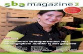 Bevorderen therapietrouw: Het belangrijkste middel …...magazine sba maakt werk van de apotheek zomer 20152 f S t d 5 SBA Magazine is een uitgave van Stichting Bedrijfsfonds Apotheken.