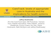 CareTrack: levels of appropriate care in Australia …...CareTrack: levels of appropriate care in Australia and the implications for health systems Jeffrey Braithwaite [For the CareTrack
