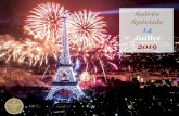 Soirée Spéciale 14 Juillet 2019 - VIP Paris Yacht Hôtel › wp-content › uploads › ... · Feu d’ Artifice sur l’esplanade du Trocadéro et embrasement de la Tour Eiffel